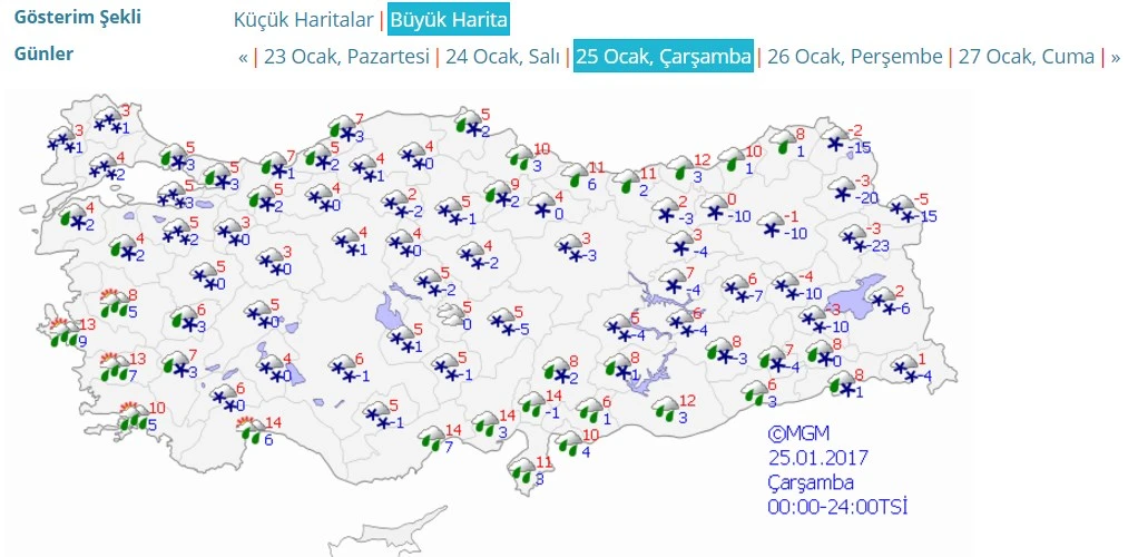 Kar İstanbul'a geri dönüyor